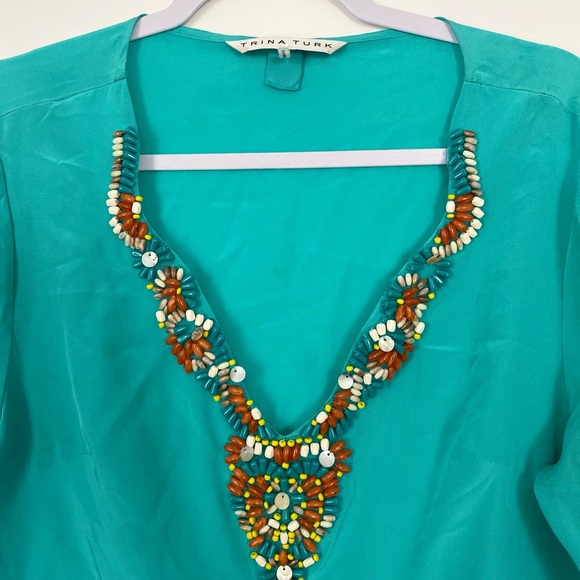 Trina Turk Tunic size L worn once - Picture 2 of 4